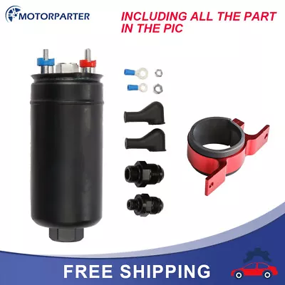 380LPH External Inline Fuel Pump & Mounting Bracket Swap 0580254044 High Quality • $41.85