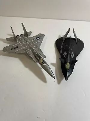 Ertl Diecast USAF 1739s Fighter And F-19 Stealth Bomber. Vintage 1980's Metal. • $10