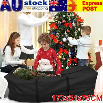 Christmas Tree Storage Bag Heavy Duty Artificial Xmas Zip Home Sack Holder • $24.96