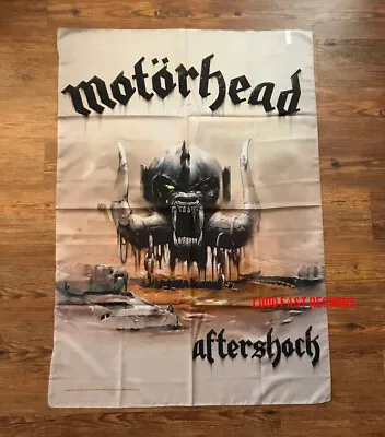 MOTORHEAD - AFTERSHOCK FLAG BANNER TAPESTRY FABRIC POSTER WALL HANGING Official • $24.99