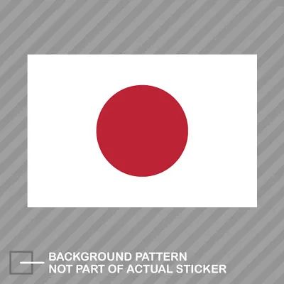 Japanese Flag Sticker Decal Vinyl Japanese Rising Sun Nippon • $4.99