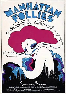 Wall Decor Poster.Home Room Art Design.Manhattan Theater Play.Follies Show.11682 • $31