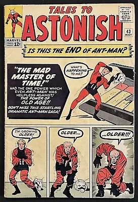 $36 • Buy Tales To Astonish #43 Early Ant-Man Silver Age Marvel Comics 1963