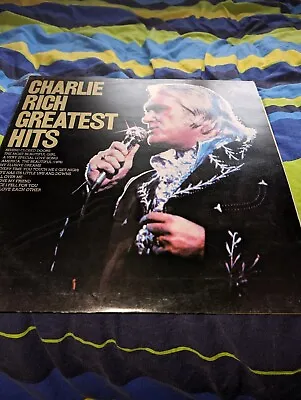 CHARLIE RICH Greatest Hits - 1976 UK VINYL LP RECORD EXCELLENT CONDITION Best Of • £2