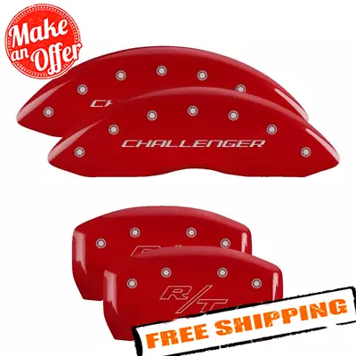 MGP 12162SDD3RD Gloss Red Caliper Covers For 11-21 Dodge Charger • $299