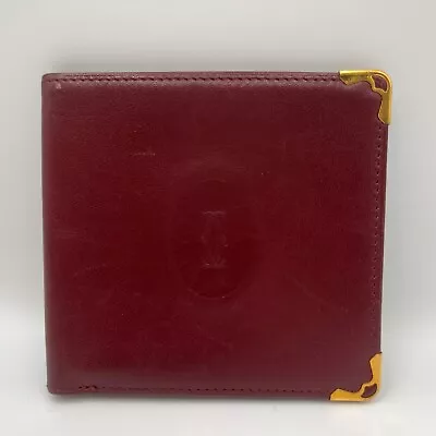 Cartier Wallet Bordeaux Bifold From Japan Authentic • $60