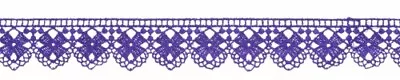 Simplicity 29mm Venice Lace Trim Plum - Per Metre • £3.19