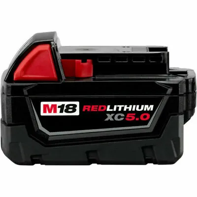 Milwaukee M18 REDLITHIUM XC5.0 Extended Capacity Battery Pack - Black... • $50