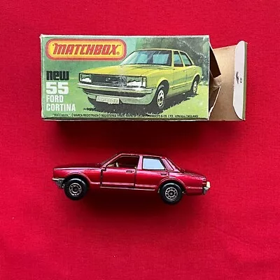 MATCHBOX Superfast No. 55 Ford Cortina 1979 Lesney Products Vtg. • $29.99