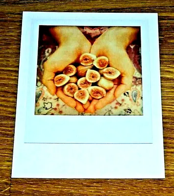 The Impossible Spectrum Project Photograph Postcard ~ Two Hands Holding Figs • £1.50