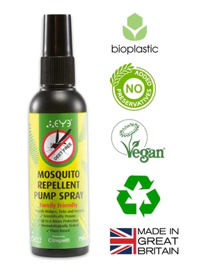 £7.99 • Buy THEYE Natural Insect Repellent / Mosquito Repellent / Midge Spray 75ml | No DEET