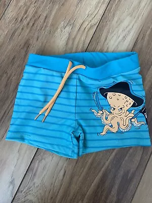 Boys Swim Trunks Shorts Pants Age 18-24 Months 1.5-2 Years Octopus ***NEW Read • £1.99