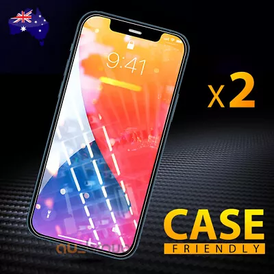 $1.12 • Buy 2x For IPhone 14 13 12 11 Pro XS Max XR 8 7 Plus Tempered Glass Screen Protector
