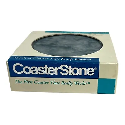 Set Of (4) CoasterStone By Hindostone Absorbent Stone Coasters- Blue Marble NEW • $16.24