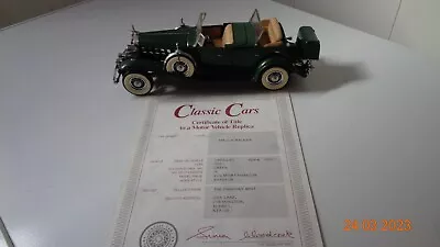 1932 Cadillac V12 Sport Phaeton Danbury Mint Model Car • £30