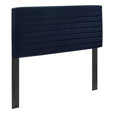 Modway Tranquil Performance Velvet King/California King Headboard In Blue • $103.71