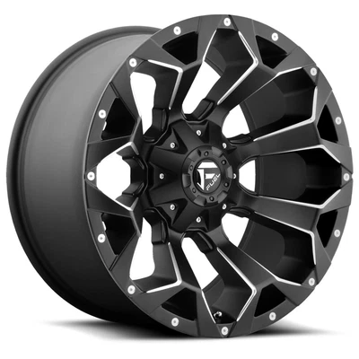 $376 • Buy Fuel D546 Assault 18x9 5x4.5 /5x5  -12mm Black/Milled Wheel Rim 18  Inch