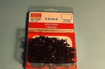 N Scale Micro-Train Couplers ARCH BAR TRUCKS Short Coupler 10 PACK # 003-10-001 • $80.25