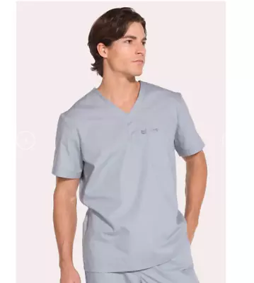 {3XL} Men's Ecko Unltd Medical Scrub Top GRANITE • $26.99