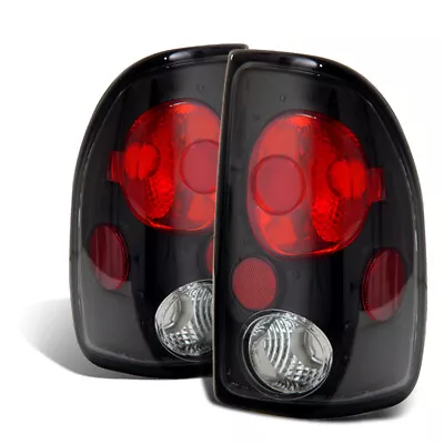 CG For 97-01 Dodge Dakota Black Clear Tail Lights Set • $67.74