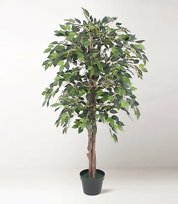 Large Artificial Ficus Plants Home Office Indoor Garden Faux Plant Tree Pot X 1 • £42.95