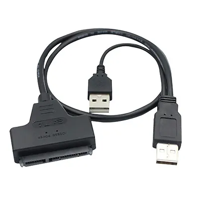 USB2.0 External PC SSD Hard Disk Drive Adapter USB To SATA 2.5  Converter • $4.16