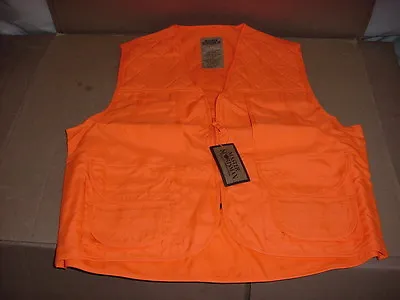 $17.99 • Buy Master Sportsman Blaze Orange Rugged Outdoor Gear LARGE Safety-Hunting Vest NWT