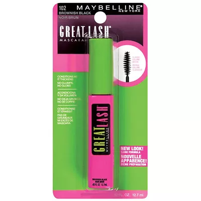 Maybelline New York Great Lash Washable Mascara. Brownish Black [102]. 0.43fl.oz • $8.99