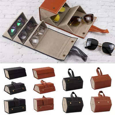$23.08 • Buy Portable Travel Storage Box Eyeglasses Holder Glasses Organizer Sunglasses Case