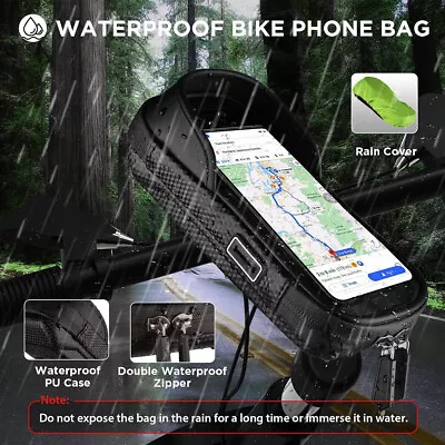 Bike Motorcycle Handlebar Mount Holder Case For Mobile Phone Waterproof Bicycle • £12.90