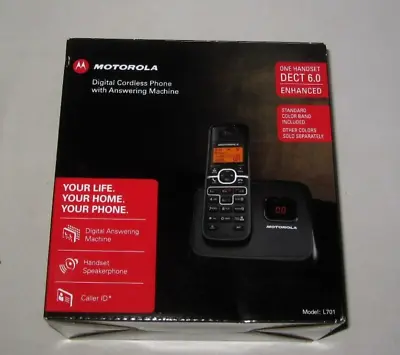 Motorola DECT 6.0 Cordless Phone With 1 Handset And Caller ID L601M *Brand New!* • $36.99