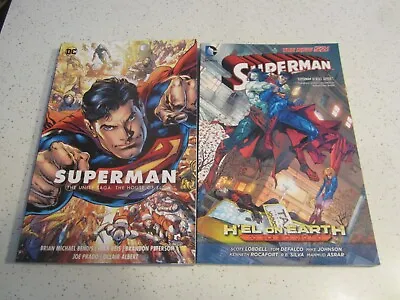 Superman Vol 2: The Unity Saga: The House Of El +HE'L ON EARTH`BOTH SOFTBOUND/TP • $7.89