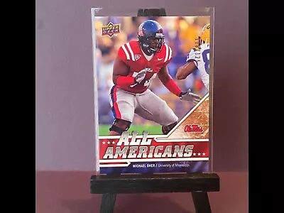 2009 Upper Deck Draft Edition All Americans Michael Oher Bronze #110/125 Rookie • $15.99