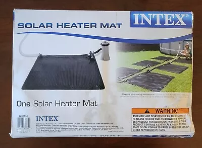 Intex 28685E Above Ground Swimming Pool Water Heater Solar Mat Black • $21.99