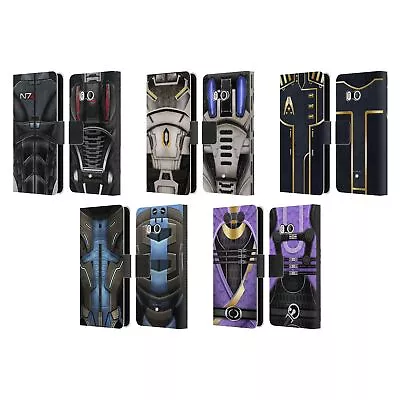 Ea Bioware Mass Effect Armor Collection Leather Book Case For Htc Phones 1 • $22.95