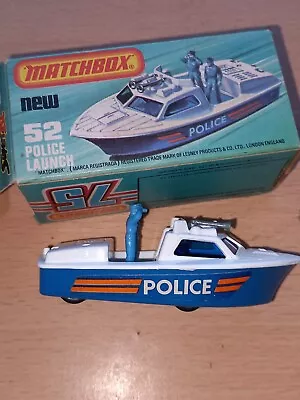 Matchbox Superfast Police Launch • £3