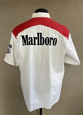 F1 Formula One Mechanics Pit Crew Shirt Vintage McLAREN MARLBORO MERCEDES *RARE* • $1250