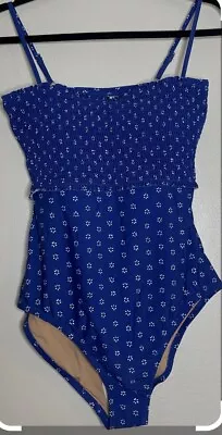 J.crew Factory Smocked One-piece Swimsuit Size Medium • $30