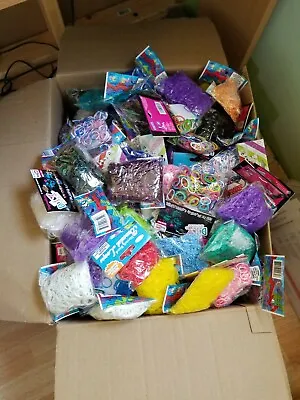 Huge Lot - 4800 Variety Loom Bands - NEW - With S Clips - Random Or You Choose • $8