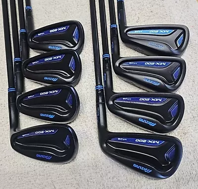 Mizuno Mx 200 4-pw+gw Black Nitride Blueprinted Spine Aligned Black S300 • $699.99