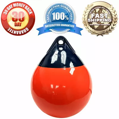 Multi-Purpose Mooring Anchoring Marking Buoy Boat Fender Red 15  Diameter • $62.99