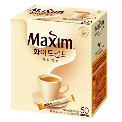 Maxim White Gold Coffee Mix 11.7g X 50 Sticks 1EA • $33.69