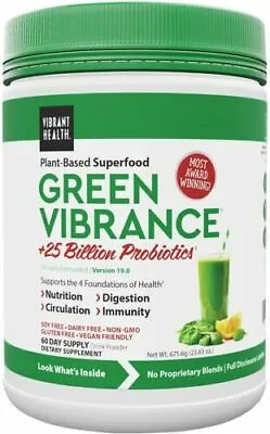 $79 • Buy Vibrant Health Green Vibrance 60 Day Servings