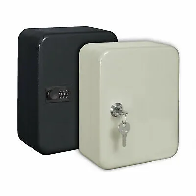 Combination Cabinet Safe Lock Metal 20 Key Wall Mounted Security Storage Box • £11.44