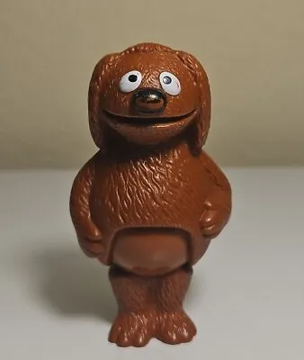 Vintage Muppets Rowlf The Dog Figurine Plastic Figure 1978 Jim Henson 3.25  Tall • $6