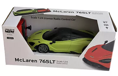 CMJ RC Cars McLaren 765LT Remote Control Sports Car- Scale 1:24- Green Colour • £17.95