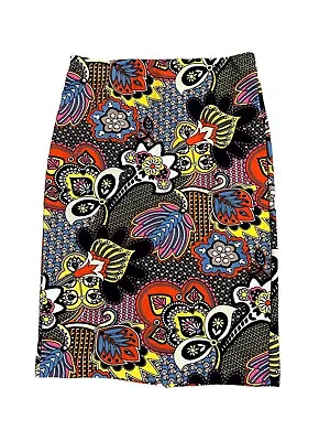 ECI NEW YORK Skirt Large (12-14) Stretch Waist Multicolor Floral • $12