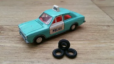 £3.95 • Buy Dinky Toys 168 Ford Escort/ 270 Ford Escort Police Car Tyres Set Of 4 New..