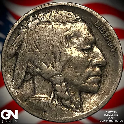 1917 D Buffalo Nickel X5365 • $28