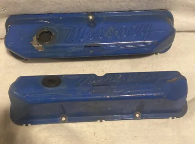 $299.95 • Buy 1966-67 MERCURY Cyclone Pent Roof Script Valve Covers Fit 352-428 Ford FE OEM